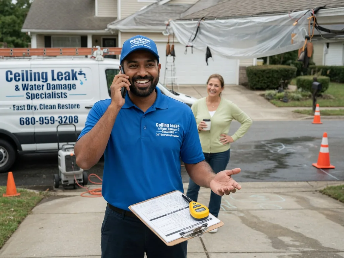 Ceiling Leak Cleanup Alsen, ND FAQs